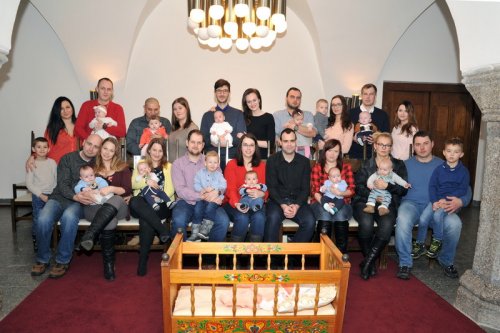 Starosta přivítal na radnici nové občánky