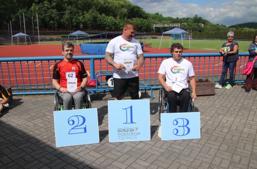 Radek Coufal handicapovaný sportovec z Velkého Meziříčí stanul na atletických závodech v Bílině