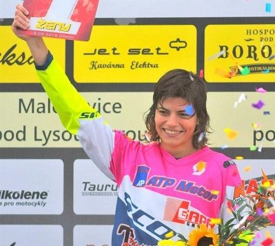 Barbora Laňková získala titul mezinárodní mistryně ČR 2016 v motokrosu