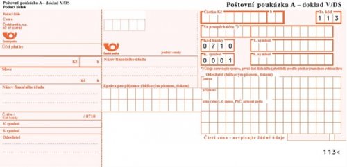 Finanční správa zavádí bezplatnou daňovou složenku