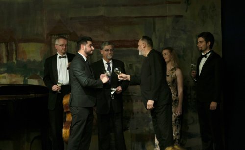 Novoroční koncert zpestřil přípitek starosty města