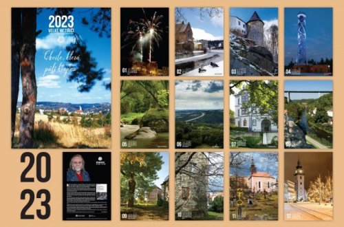 Hlasujte pro kalendáře Velkého Meziříčí 2023