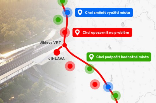 Předejte projektantům vysokorychlostní železnice svůj názor