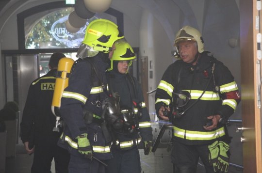 Hasiči cvičili zásah při požáru v Jupiter clubu