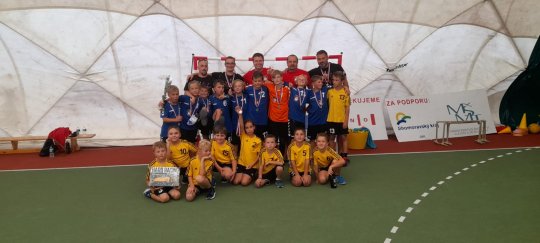 Minižáci házené na turnaji v Sokolnicích skončili stříbrní