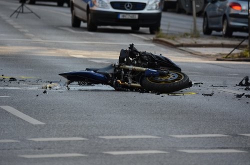 V sobotu 9. července se střetlo vozidlo s motocyklem