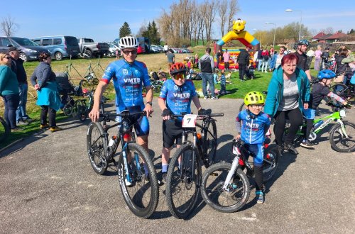 Cyklisté v Předíně a v Kroměříži