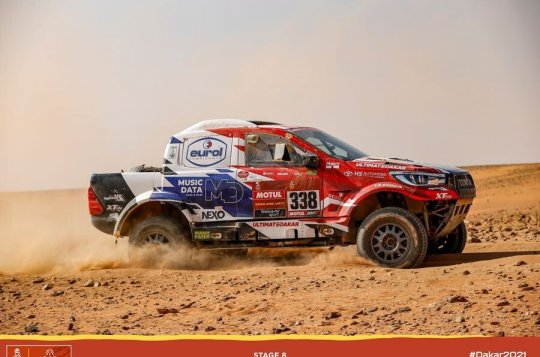 Posádka Ouředníček – Křípal úspěšně pokořila i osmou etapu