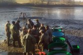 Výlov Podhorského rybníka obohatilo pasování rybářů