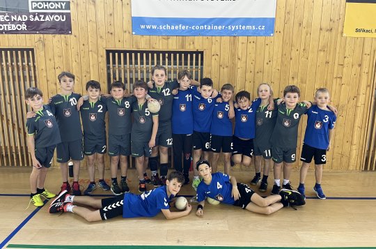 Minižactvo házené odehrálo turnaj v Ledči nad Sázavou