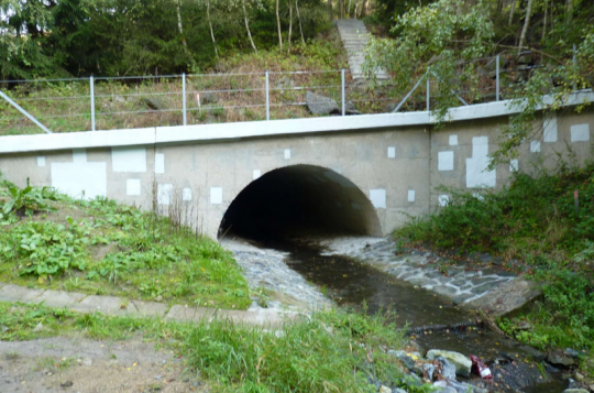 Opravuje se most přes Radslavický potok