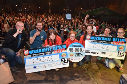 Charitativní koncert muzikanti dětem bude pomáhat i letos