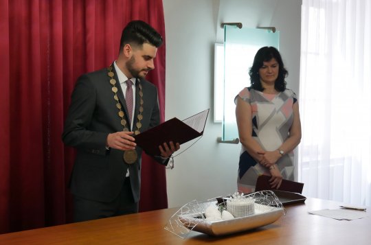 Obřadní síň zaplnili občánci narození v druhé polovině loňského roku