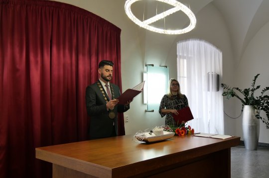 Starosta přivítal nové občánky města