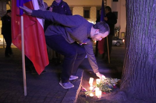 Den boje za svobodu a demokracii oslavili i lidé v Meziříčí