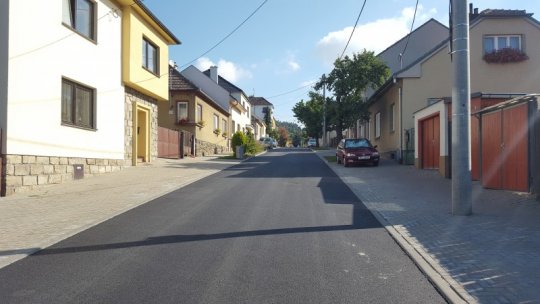 Jako první je dokončena rekonstrukce ulice K Buči