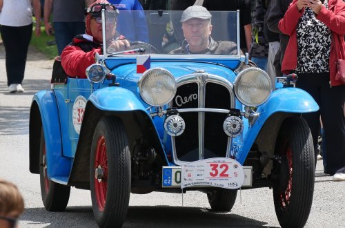 Legendární závod 1000 mil československých protnul Velkomeziříčsko