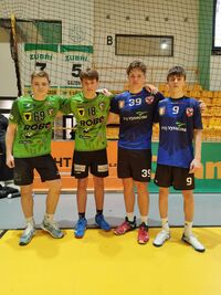 Robin Koudela_Adam_Jaša_HC_Zubří_Jakub_Uchytil_Ondřej_Navrátil_TJ_Sokol_Nové_Veselí