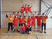 Starší dorost_po_zápase_v_Ostravě_s_fanoušky