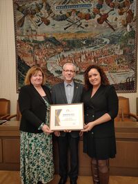 koordinátorka projektu_Mária_Necidová_a_starostka_Lucie_Dostálová