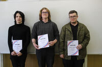 Krajské kolo jazykové soutěže učňovské mládeže v Třebíči  Junior LINGUA 2022 zdroj. Mgr. Stanislav Svoboda zástupce ředitele 