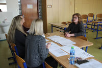 Krajské kolo jazykové soutěže učňovské mládeže v Třebíči  Junior LINGUA 2022 zdroj. Mgr. Stanislav Svoboda zástupce ředitele  