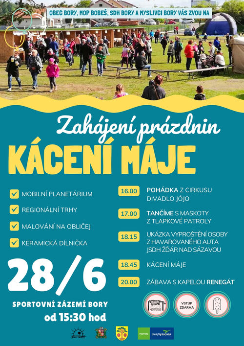 Zahájení prázdniny_kácení_máje