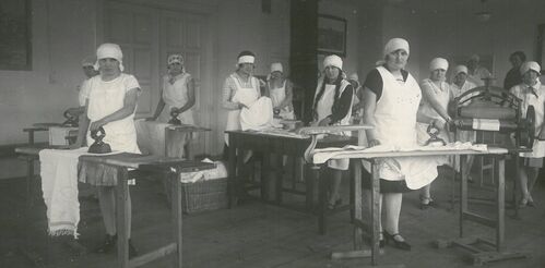 Světlušky při_nácviku_žehlení