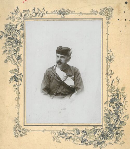 Vladimír Čech v sokolském kroji (Foto Muzeum Velké Meziříčí)