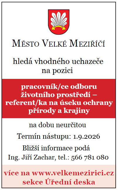 Inzerát ŽP 2026