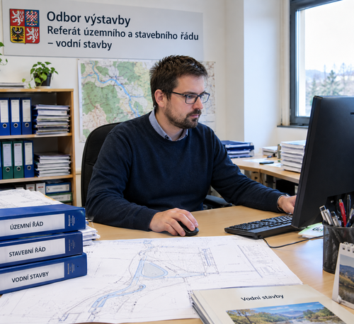 Czech Municipal_Planning_Office_with_Maps