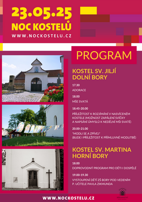 Noc kostelů 2025 plakat